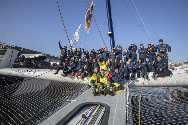 Maxi Edmond de Rothschild in the Brest Atlantiques - photo © Eloi Stichelbaut / PolaRYSE / GITANA SA