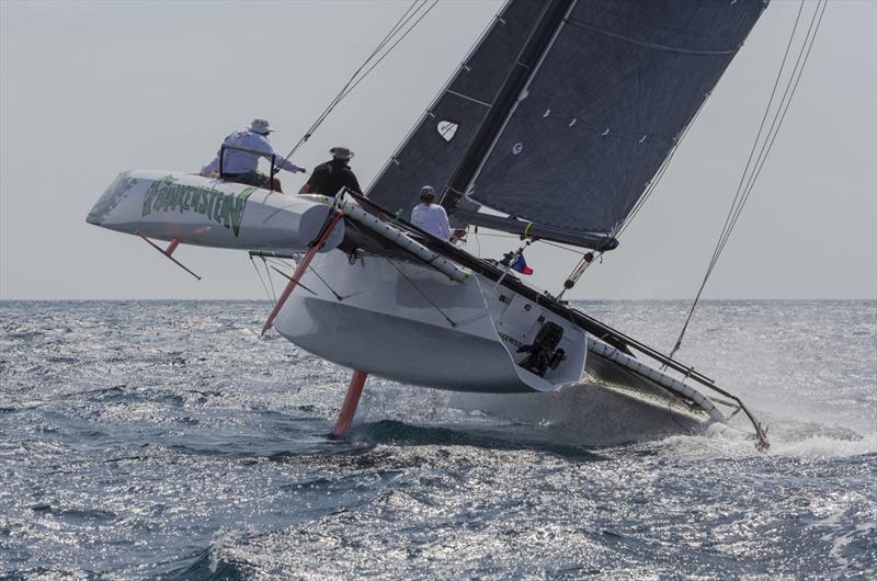 Frankenstein. Phuket King's Cup Regatta 2019 photo copyright Guy Nowell / Phuket King's Cup taken at Royal Varuna Yacht Club and featuring the Trimaran class