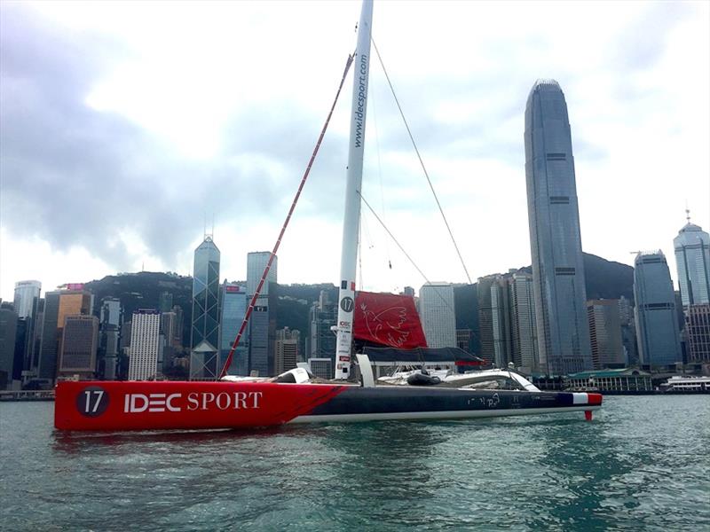 The end of the Act 3 of the IDEC Sport Asian Tour photo copyright Bertrand Delesne / IDEC Sport taken at  and featuring the Trimaran class