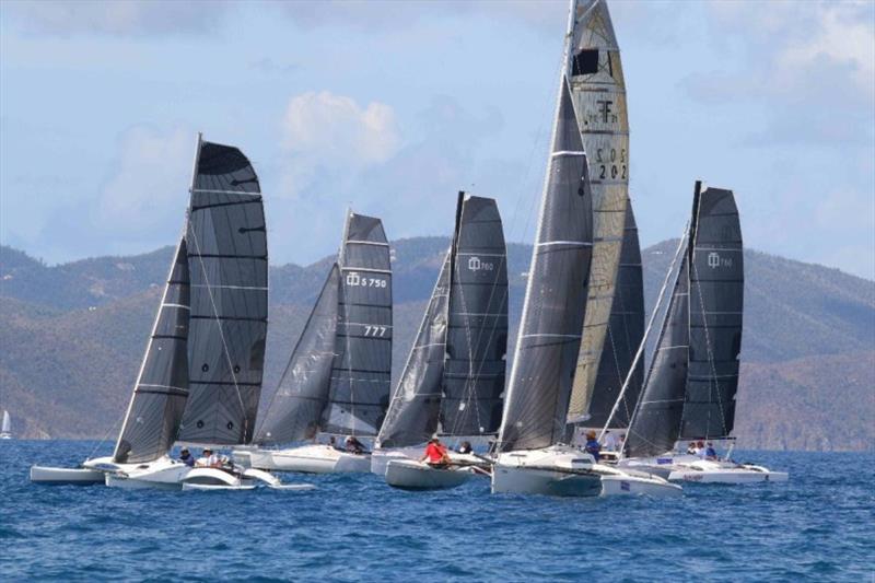 A mecca for sailing on a huge variety of courses between islands and the protected waters of the Sir Francis Drake Channel - the BVI Spring Regatta & Sailing Festival photo copyright Ingrid Abery / www.ingridabery.com taken at Royal BVI Yacht Club and featuring the Trimaran class