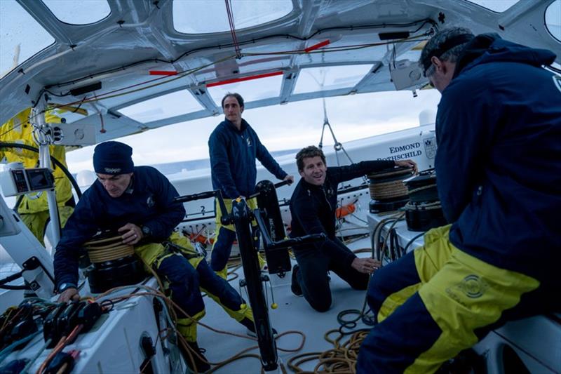 Maxi Edmond de Rothschild crew - photo © Yann Riou / Polaryse / Gitana SA