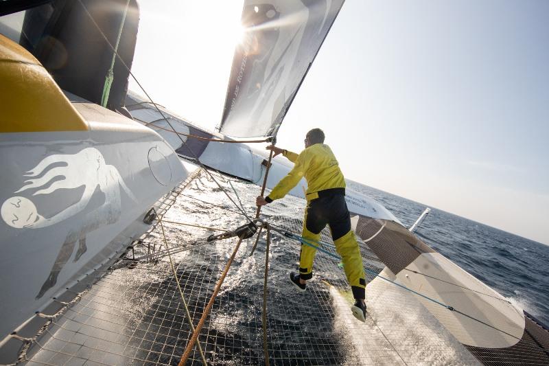 Maxi Edmond de Rothschild - Jules Verne Trophy - photo © Yann Riou / polaRYSE / GITANA SA