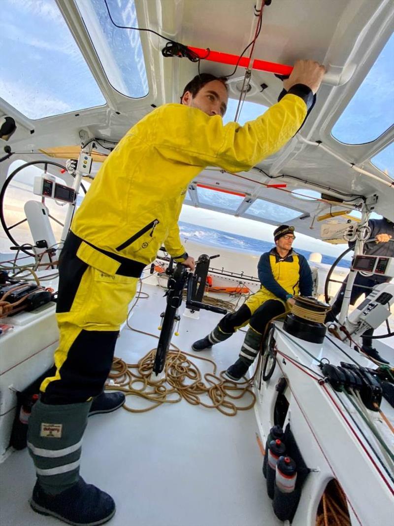 Maxi Edmond de Rothschild - Jules Verne Trophy record attempt photo copyright Yann Riou / Polaryse / Gitana SA taken at  and featuring the Trimaran class