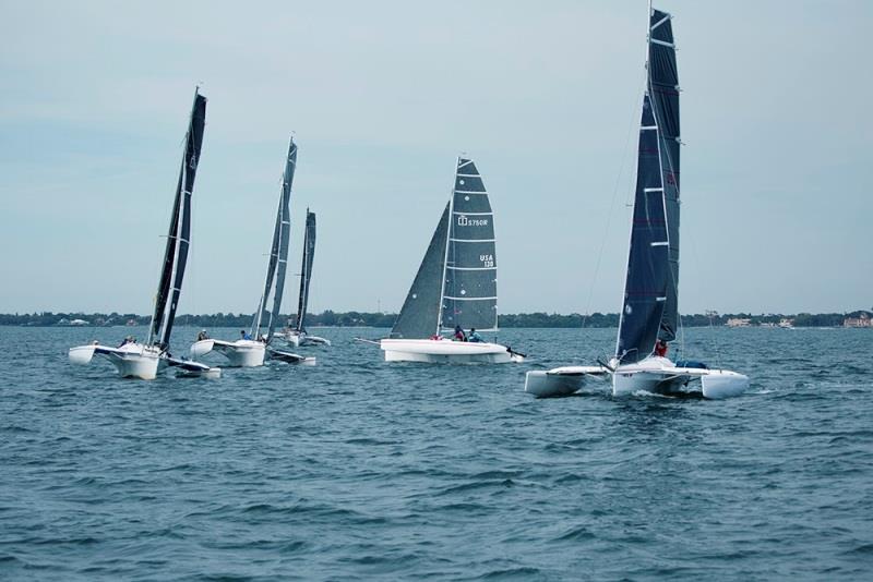 Corsair National Regatta at the Sarasota Sailing Squadron, Sarasota Florida photo copyright Corsair Marine taken at Sarasota Sailing Squadron and featuring the Trimaran class