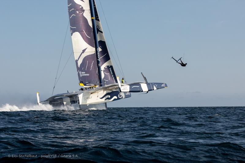 Maxi Edmond de Rothschild photo copyright Eloi Stichelbaut  / polaRYSE / Gitana S.A taken at  and featuring the Trimaran class