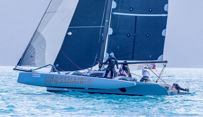 SA multihull Crosshair - 2022 Hamilton Island Race Week photo copyright Bow Caddy Media taken at Hamilton Island Yacht Club and featuring the Trimaran class