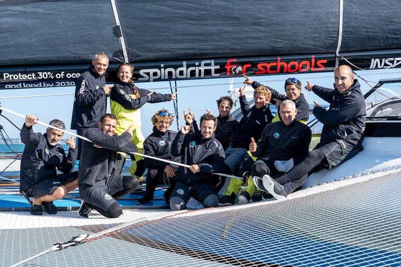 'Sails of Change' set for their next attempt on the Jules Verne Trophy photo copyright G_LEBEC_SPINDRIFT taken at  and featuring the Trimaran class
