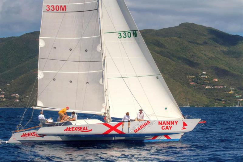 Richard Wooldridge racing on Kelsall 47 Triple Jack from Tortola - photo © Ingrid Abery / www.ingridabery.com