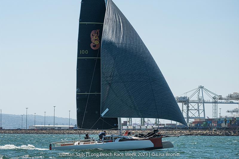 Ullman Sails Long Beach Race Week photo copyright Lisa Bronitt taken at Alamitos Bay Yacht Club and featuring the Trimaran class