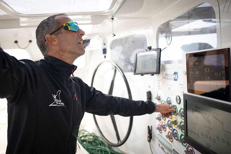 Armel Le Cléac'h (Banque Populaire XI) during the Arkea Ultim Challenge - Brest - photo © Vincent Curutchet