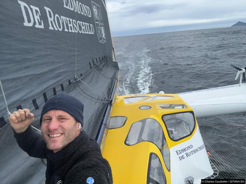 Charles Caudrelier on Maxi Edmond de Rothchild passes CApe Horn during the Arkéa Ultim Challenge - Brest  photo copyright Charles Caudrelier / Gitana SA taken at  and featuring the Trimaran class