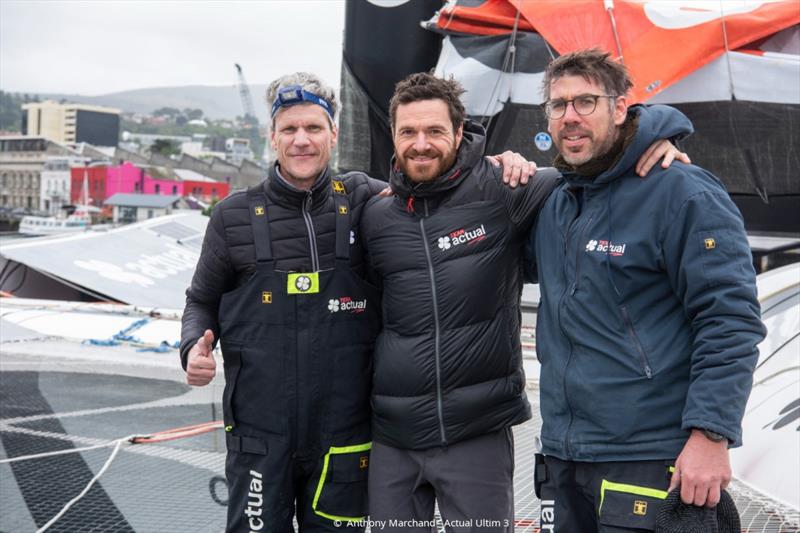 Arkea Ultim Challenge - Brest : Anthony Marchand leaves Dunedin, New Zealand - photo © Chris Cameron