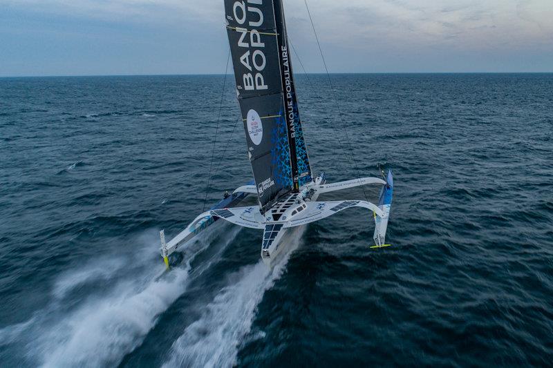 Arkéa Ultim Challenge-Brest photo copyright Jeremie Lecaudey taken at  and featuring the Trimaran class