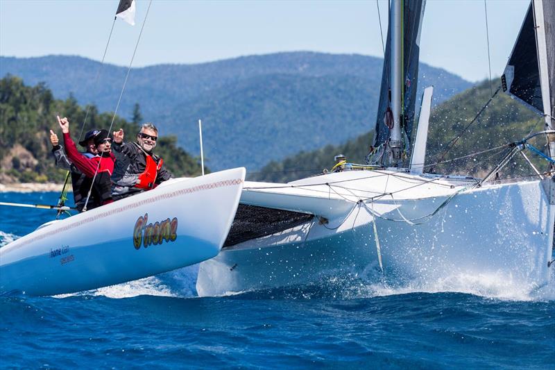 G'Nome's crew sail fast and enjoy themselves at Airlie Beach Race Week - photo © Andrea Francolini / ABRW