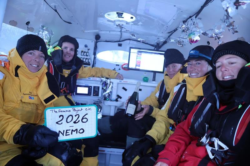 Crossing Point Nemo this morning - The Famous Project CIC Jules Verne Trophy record attempt - Day 33 photo copyright The Famous Project CIC taken at  and featuring the Trimaran class