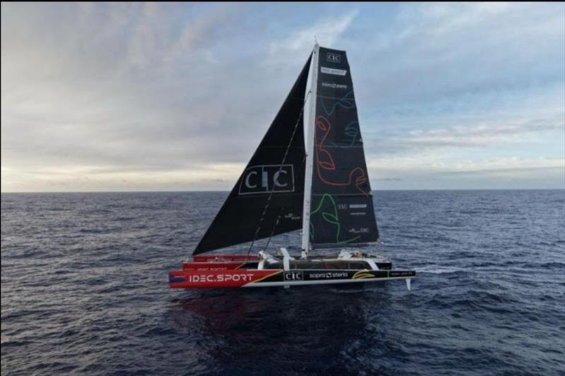 Passing cape Horn this afternoon on the 38th day of the race photo copyright The Famous Project CIC taken at  and featuring the Trimaran class