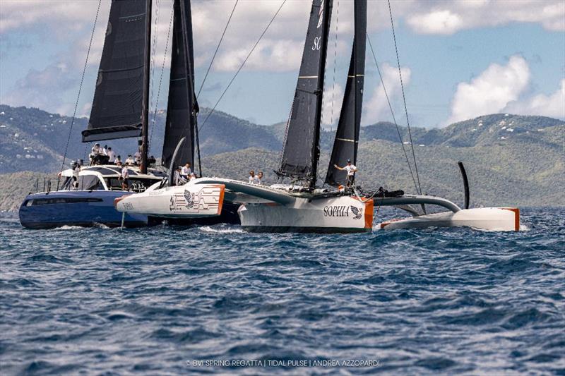 The Nigel Irens 63 Sophia in the CSA Performance Sport Multihull class - 2026 BVI Spring Regatta & Sailing Festival - photo © Tidal Pulse / Andrea Azzopardi