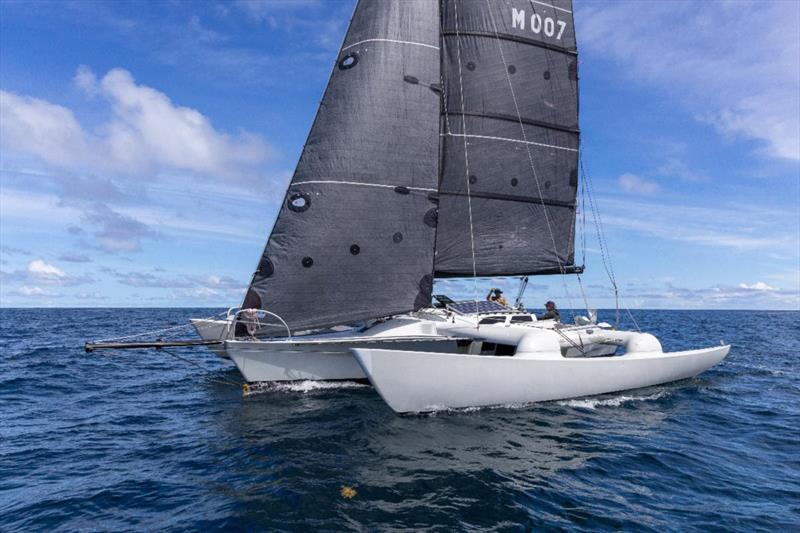 Antigua Sailing Week 2026 Day 1 - Sam Masterman's Condor 40 Troika photo copyright Tim Wright / www.Photoaction.com / ASW taken at Antigua Yacht Club and featuring the Trimaran class