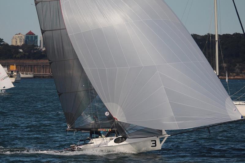 Handicap winners Jack Winning and Brett Phillips during the NSW 12ft Skiff Championship - photo © Vita Williams