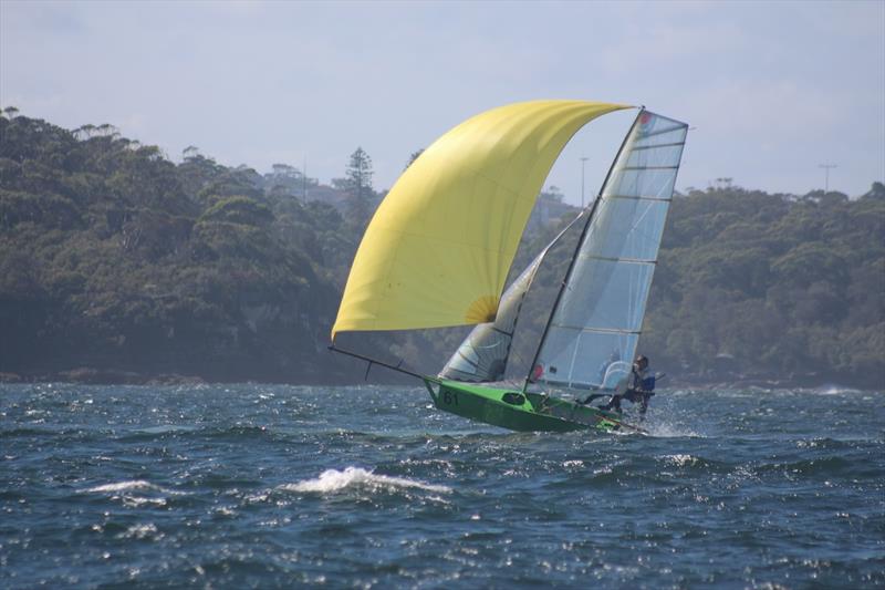 Arrogant Frog ahead of the 12ft Skiff Australian Championship - photo © Vita Williams