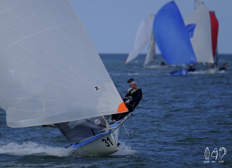 2018 12ft Skiffs Nationals - Day 3 photo copyright Mitchell Pearson / SurfSailKite taken at Darling Point Sailing Squadron and featuring the 12ft Skiff class