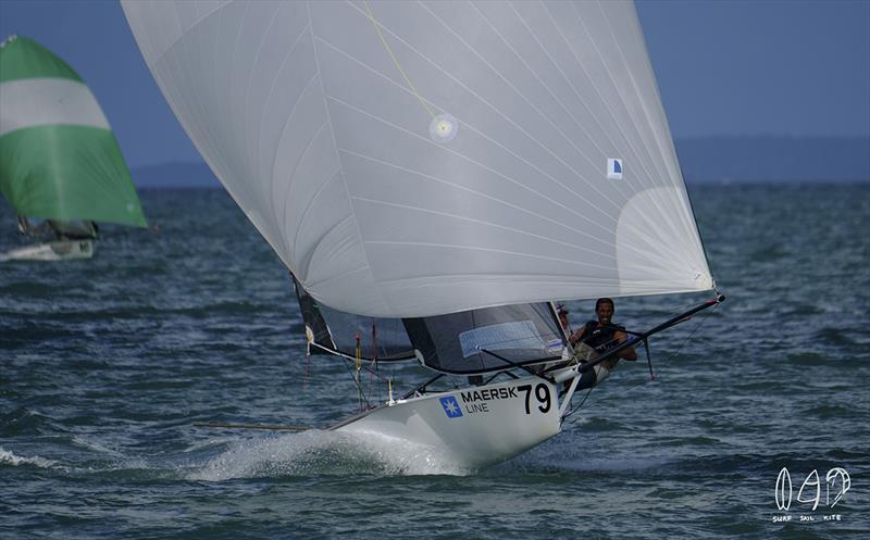 2018 12ft Skiffs Nationals - Day 3 photo copyright Mitchell Pearson / SurfSailKite taken at Darling Point Sailing Squadron and featuring the 12ft Skiff class