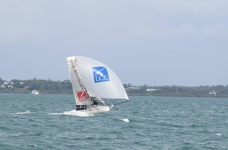 LCC Asia Pacific - 2019 Australian 12ft Skiff Championships photo copyright Beryll Roberts taken at Royal Queensland Yacht Squadron and featuring the 12ft Skiff class