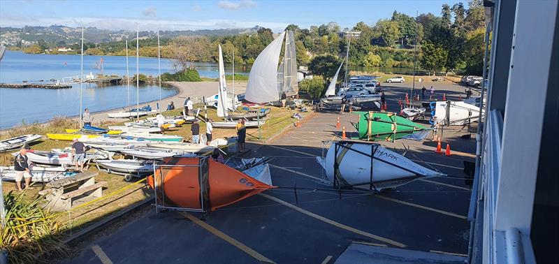 12ft Skiff 2022 Nationals in Taupo photo copyright 12ft Skiff Class taken at Lake Taupo Yacht Club and featuring the 12ft Skiff class