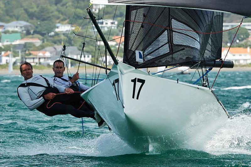 Nick Press with team mate Andrew Hay show the form that has earned them three 12ft Skiff Interdominion Championship victories - photo © Nick Press