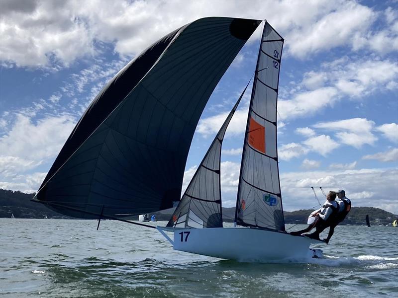 Sail Inc - 12ft Skiff Upper Harbour Championship photo copyright Brett Hobson taken at Lane Cove 12ft Sailing Skiff Club and featuring the 12ft Skiff class