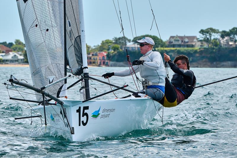 12ft Skiff Interdominion - Royal Akarana Yacht Club - January 11, 2025  photo copyright Garrick Cameron taken at Royal Akarana Yacht Club and featuring the 12ft Skiff class