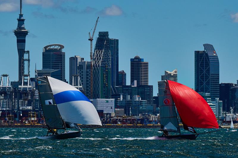 12ft Skiff Interdominion - Royal Akarana Yacht Club - January 11, 2025  photo copyright Garrick Cameron taken at Royal Akarana Yacht Club and featuring the 12ft Skiff class