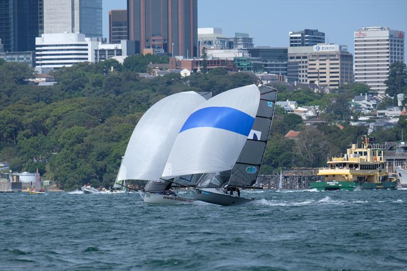 LCC Asia Pacific and Stay Connected Electrical in form - NSW Championsh photo copyright NSW 12ft Sailing Skiff Association taken at Sydney Flying Squadron and featuring the 12ft Skiff class