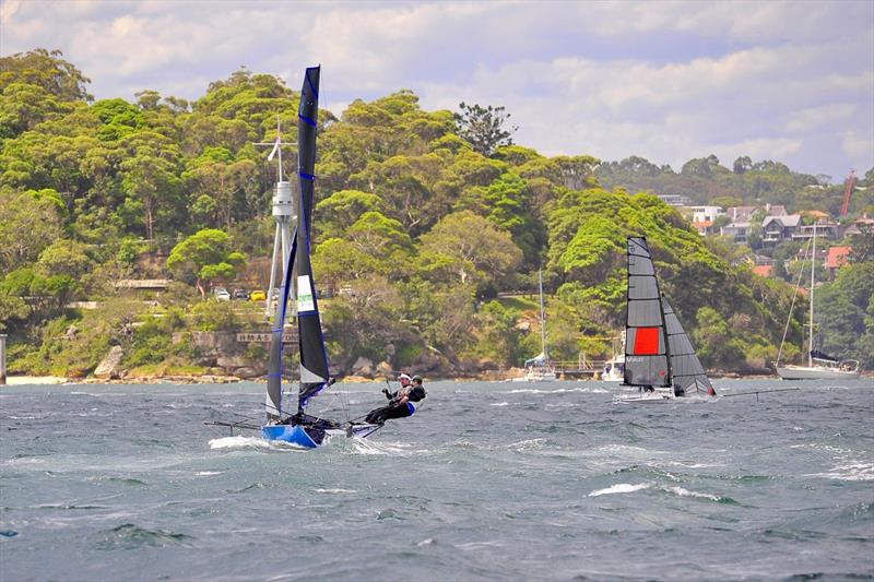 Geotherm and Sail Inc. (orange patch) - 2026 triSearch 12ft Skiff Interdominion Championship on Sydney Harbour - photo © 12ft Skiffs