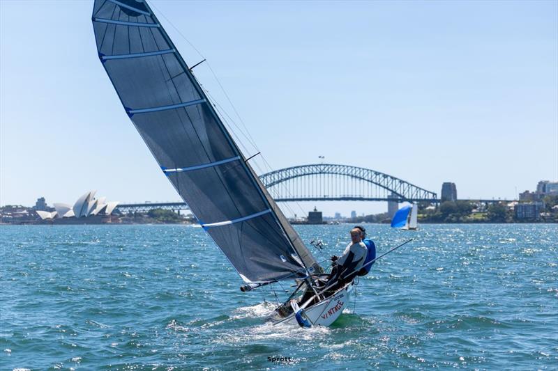 'The Dads' - Max Gundy and Phillip Hartas on the aptly named Vintage - 2026 Tri Search 12ft Skiff Interdominion Championship photo copyright sprottmedia taken at  and featuring the 12ft Skiff class