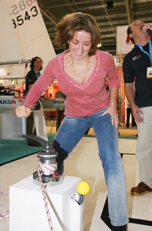 Record Breaking Solo Yachtswoman Dee Caffari opens the UKSA Deck Games at the Collins Stewart London Boat Show photo copyright OnEdition taken at  and featuring the  class