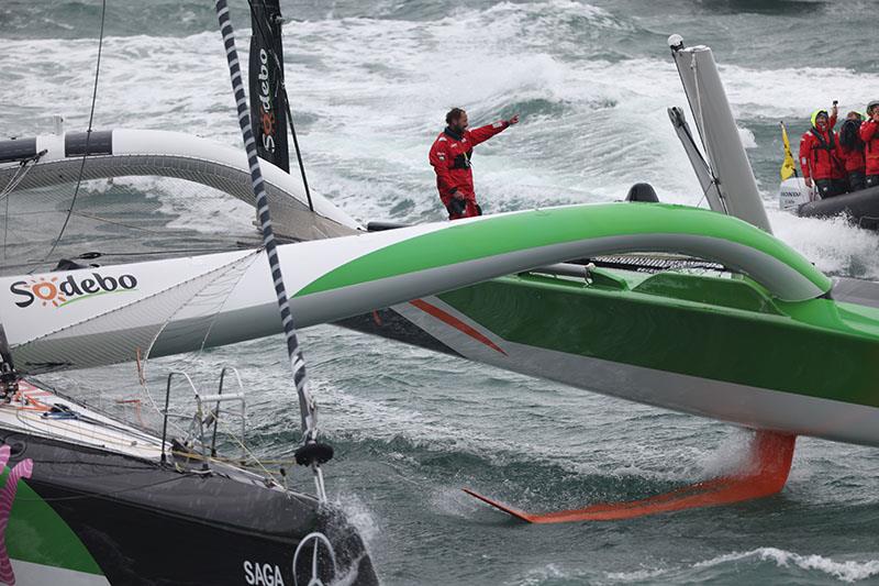 Arkea Ultim Challenge-Brest photo copyright JM Liot / Team Sodebo taken at  and featuring the Ultim class