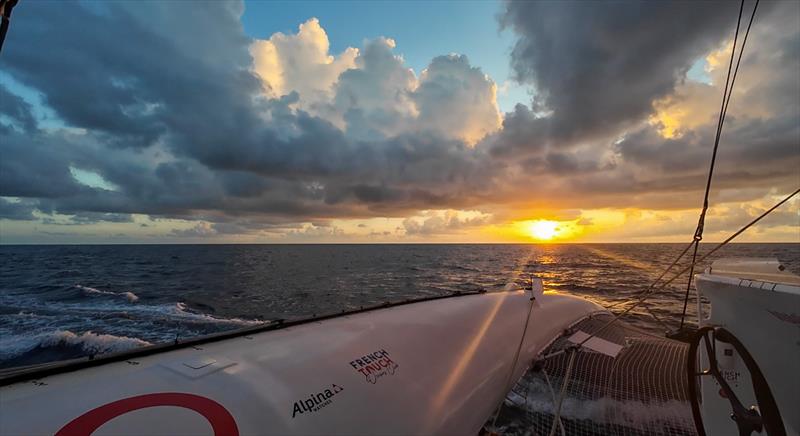 Eric Péron on Ultim Adagio during the Arkéa Ultim Challenge - Brest photo copyright Eric Péron - ULTIM ADAGIO taken at  and featuring the Ultim class