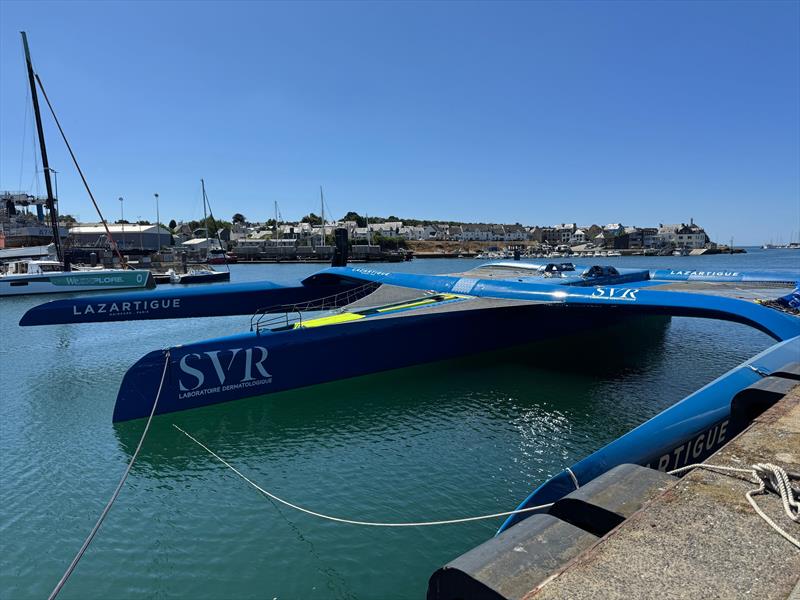 The Trimaran SVR-Lazartigue is back at sea - photo © Trimaran SVR-Lazartigue