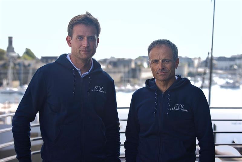 The Trimaran SVR-Lazartigue is back at sea - Tom Laperche, (skipper) & Franck Cammas (co-skipper) - photo © Harold Cassiere