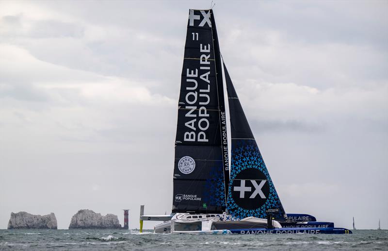100th Rolex Fastnet Race Start photo copyright Jason Ludlow taken at Royal Ocean Racing Club and featuring the Ultim class