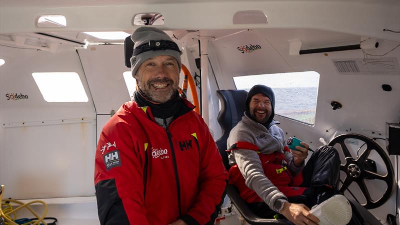 Sodebo Ultim 3 on the Jules Verne Trophy attempt - photo © Team Sodebo