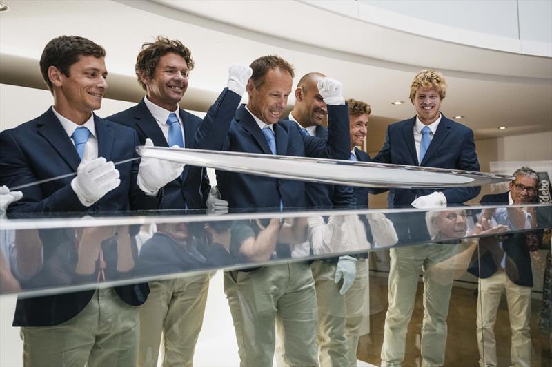 The Sodebo Ultim 3 officially receive the prestigious Jules Verne Trophy at a ceremony held at the National Maritime Museum in Paris - photo © Vincent Curutchet / Sodebo Sailing
