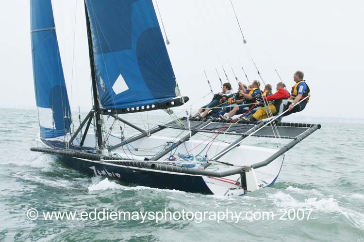 Racing in the Royal Southern September Regatta photo copyright Eddie Mays taken at Royal Southern Yacht Club and featuring the Ultra 30 class