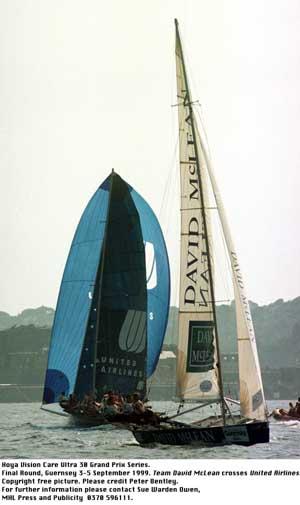 Team David McLean win the 1999 Ultra 30 Grand Prix in Guernsey photo copyright Peter Bentley taken at  and featuring the Ultra 30 class