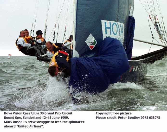 Action from the 1999 Ultra 30 Grand Prix in Sunderland photo copyright Peter Bentley taken at  and featuring the Ultra 30 class