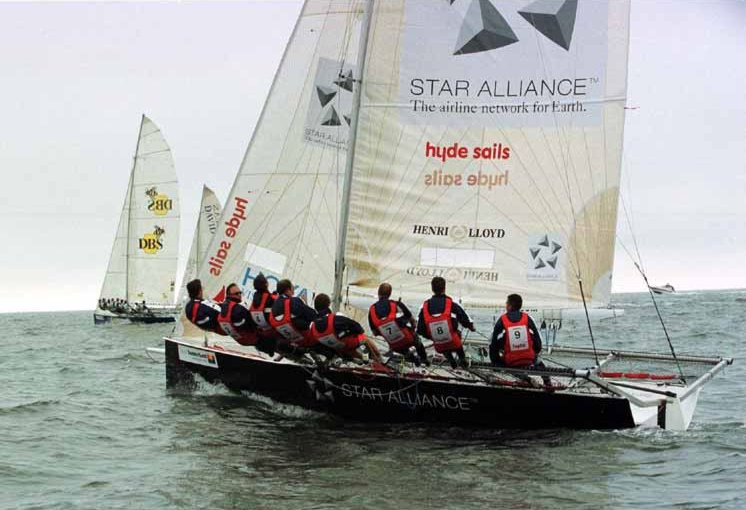1999 Hoya Vision Care Ultra 30 Grand Prix round 1 in Sunderland - Kevin Sproul steers Star Alliance photo copyright Peter Bentley taken at  and featuring the Ultra 30 class