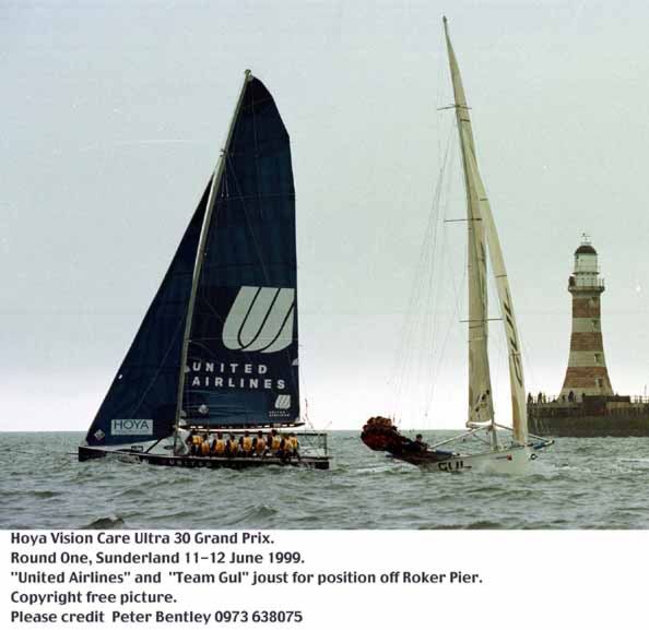 Action from the 1999 Ultra 30 Grand Prix in Sunderland photo copyright Peter Bentley taken at  and featuring the Ultra 30 class