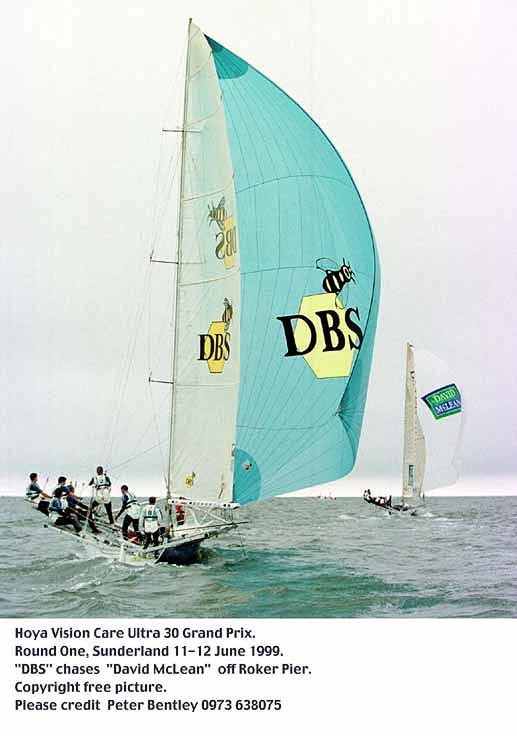 Action from the 1999 Ultra 30 Grand Prix in Sunderland photo copyright Peter Bentley taken at  and featuring the Ultra 30 class