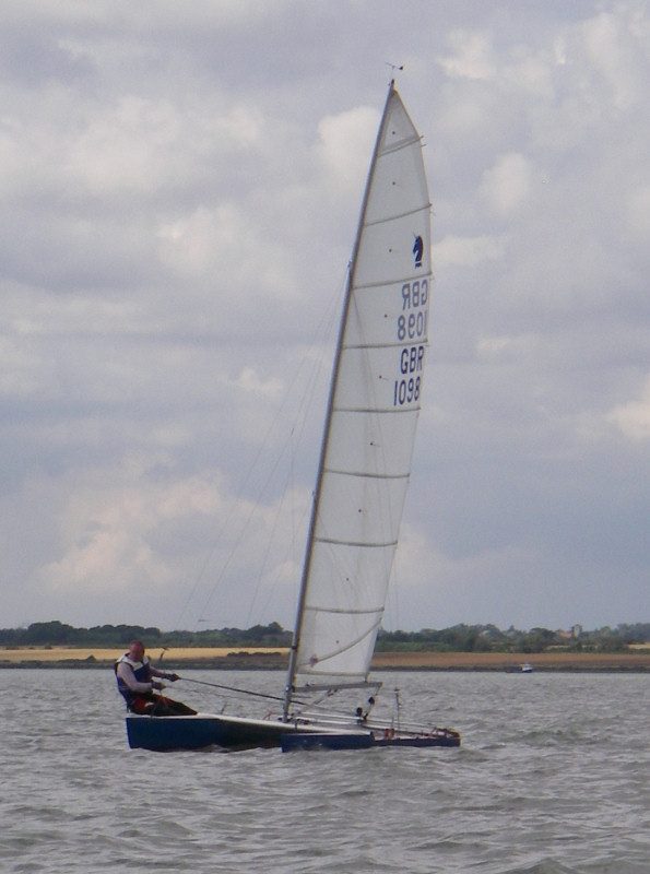 Gary Piper wins the Unicorn nationals at Stone photo copyright SSC taken at Stone Sailing Club and featuring the Unicorn class